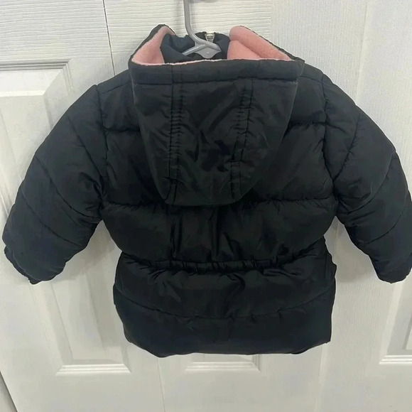 Black Limited Too Toddler Girl Puffer coat size 3T - Picture 2 of 4